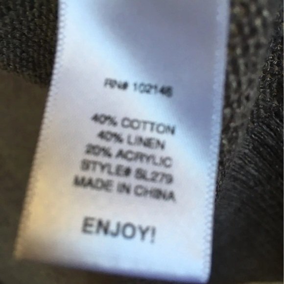 Anthropology Michael Stars linen cotton blend long open cardigan sweater. - Picture 3 of 3